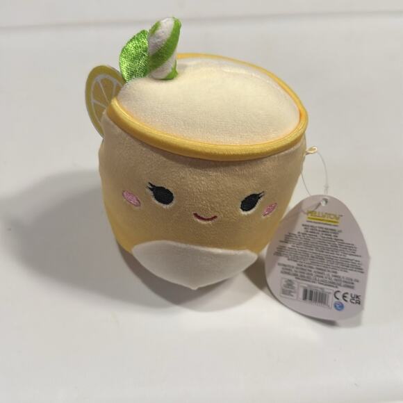 NWT 5” Medina the Yellow Lemonade Drink Squishmallows Claire’s Exclusive - Picture 1 of 4